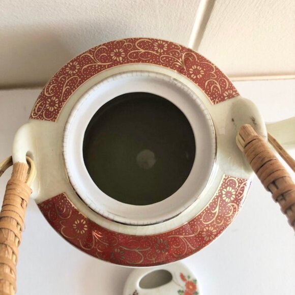 Vintage Hand Painted Japanese Tea Pot - Picture 5 of 7